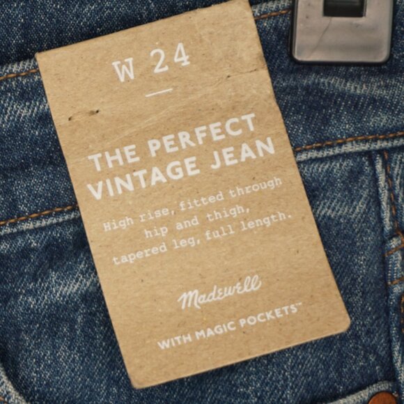 Madewell Women's High Rise Jeans - Blue - Picture 13 of 16